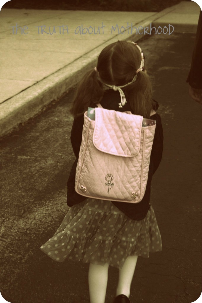 letting go, walking away, preschool