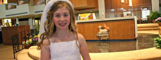 communion, firsts, growing up, blogiversary, parenting