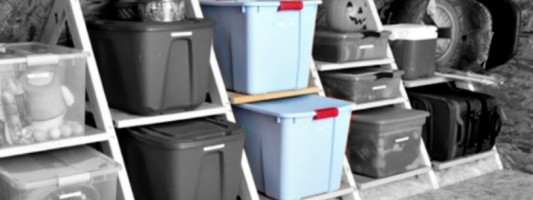 Why I’m a Hoarder of Grey Plastic Bins & Hate Garage Sales