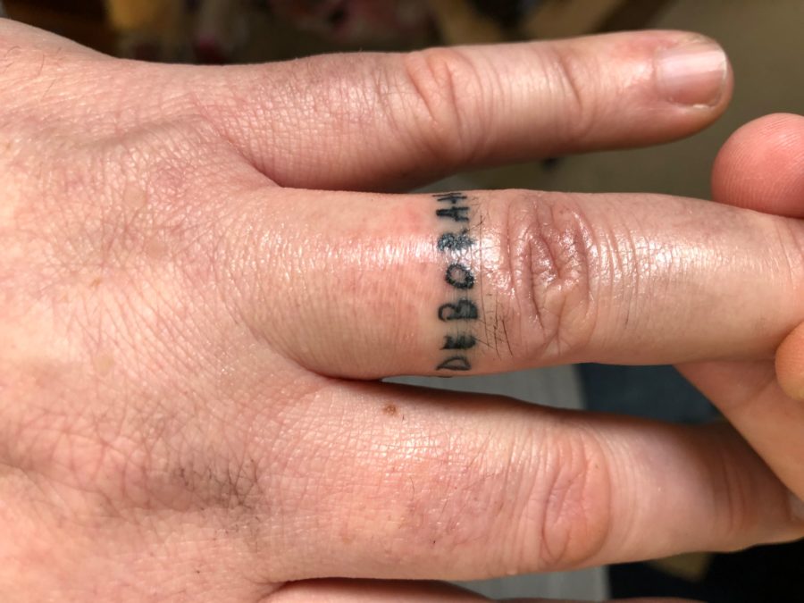couples tattoos, wedding ring tattoos, Valentine's Day