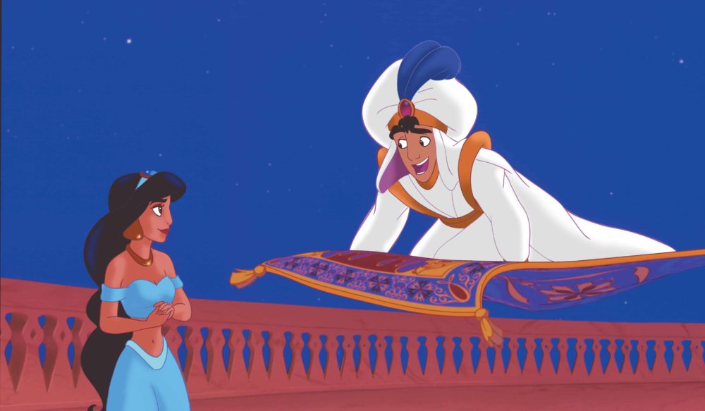 Nasim Pedrad, Marwan Kenzari,Navid Negahban, Mena Massoud, Jasmine, Naomi Scott, Will Smith, Abu, Jafar, Aladdin, Disney's Aladdin, Live-action film, movie review, Guy Ritchie, Disney, Aladdin Signature series